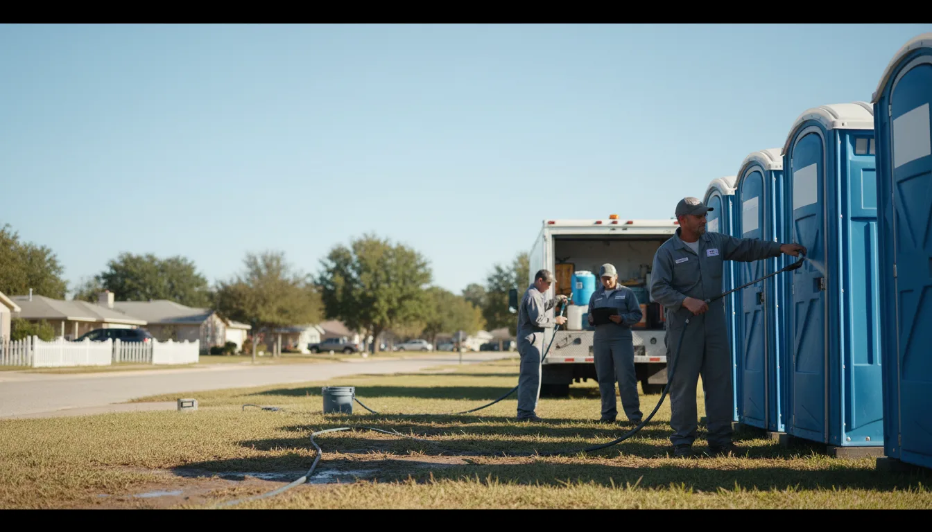 Long-Term Portable Toilet Rental in Sebastian, TX near me